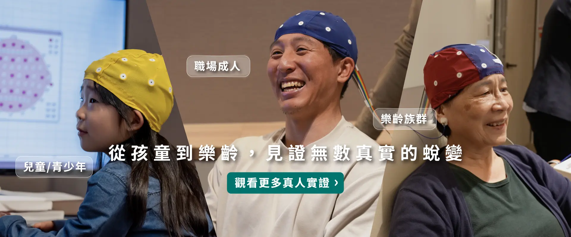易思腦從孩童到樂齡的真實見證